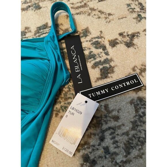 La Blanca NWT Women's Size 8 Tummy Control One Piece - Picture 4 of 7